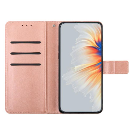 Чохол-книжка Flower Embossed Leather на Xiaomi Redmi Note 14 4G 164.48mm - золото
