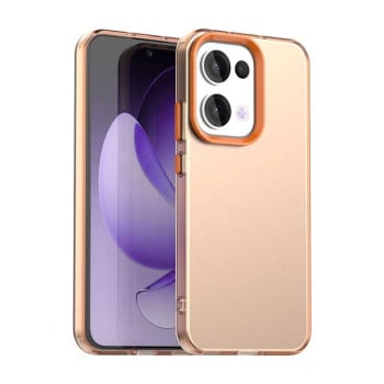 Чохол Candy Series гібрид з посиленими бортиками на OPPO Reno13 5G Global - помаранчевий