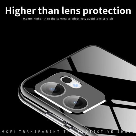 Ультратонкий чехол MOFI Ming Series для OPPO Reno13 F/Reno13 FS - прозрачный