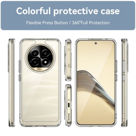 Протиударний чохол Colorful Acrylic Series для Realme 13 Pro 5G - прозорий
