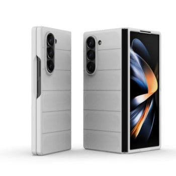 Силиконовый чехол Magic Flannel для Samsung Galaxy Fold 6 - серый