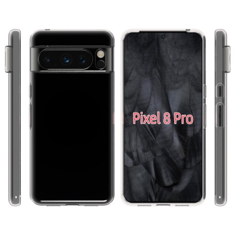 Протиударний чохол Waterproof Texture для Google Pixel 8 Pro - прозорий