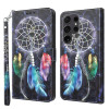 Чехол-книжка 3D Painting для Samsung Galaxy S24 Ultra - Dreamcatcher