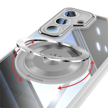 Протиударний чохол MagSafe Acrylic Hybrid  для Samsung Galaxy S25+ 5G - сірий