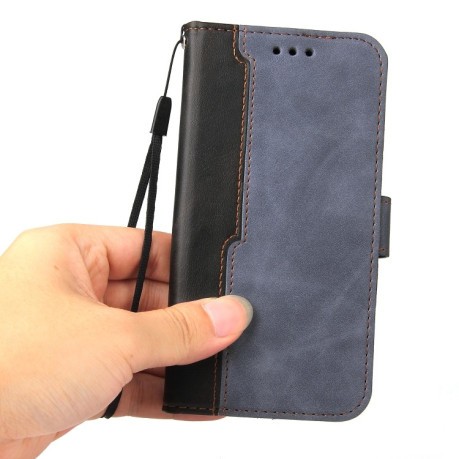 Чехол-книжка Business Stitching-Color для Realme 9i/OPPO A76/A96 4G - серый