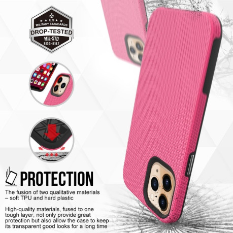 Противоударный чехол Triangle Armor на iPhone 12 Pro Max - розовый