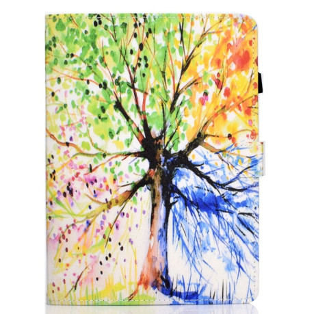 Чехол-книжка Colored Drawing Stitching на Pro 11 (2022/2020) /Air 10.9 2022/2020/ Pro 11 2018 - Colorful Tree (квадрат)