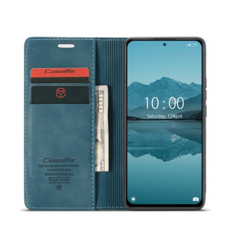 Чехол-книжка CaseMe 013 Series на Xiaomi Redmi Note 10 Pro / Note 10 Pro Max - синий