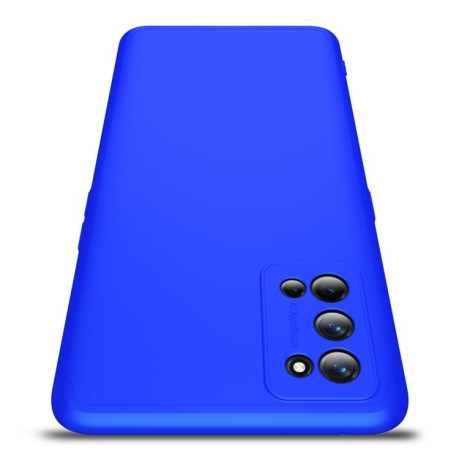 Противоударный чехол GKK Three Stage Splicing на Realme 7 Pro - синий