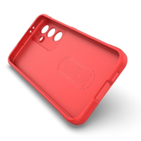 Силіконовий чохол Magic Flannel для Samsung Galaxy S24 FE 5G - синій