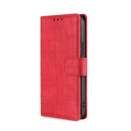 Чехол-книжка Skin Feel Crocodile Texture для  Vivo Y72 5G / iQOO Z3 - красный