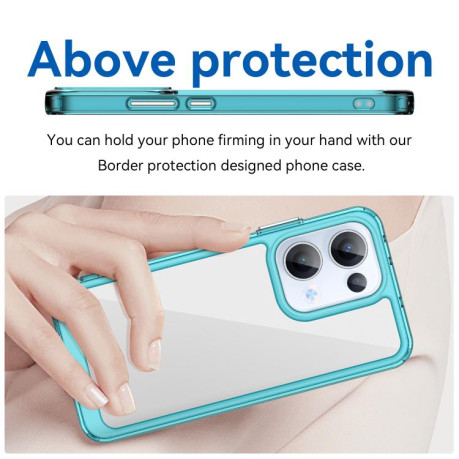 Протиударний чохол Colorful Acrylic Series для OPPO Reno13 Global - синій