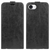 Чехол R64 Texture Single Vertical Flip Leather для iPhone 16e - черный