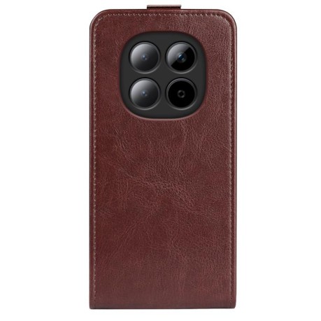 Флип-чехол R64 Texture Single для Poco 8 Pro/Redmi Note 15 Pro+ Global 163.3mm — коричневый