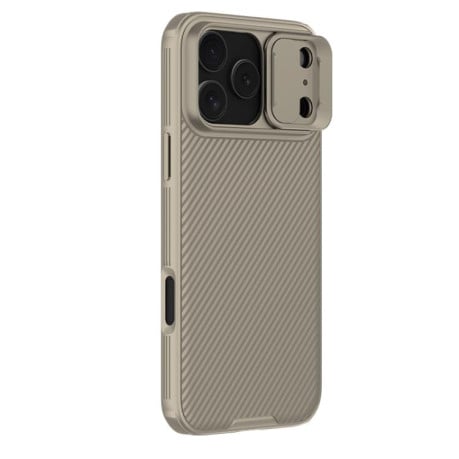 Чехол NILLKIN CamShield Pro со шторкой на камеры на iPhone 17 Pro Max - золотой