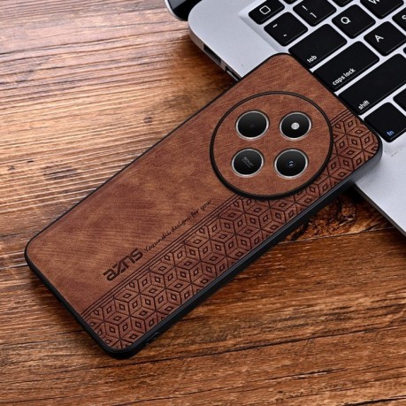 Противоударный чехол AZNS 3D Skin Feel для Xiaomi Redmi 14C 4G/Poco C75/Redmi A4 5G - коричневый