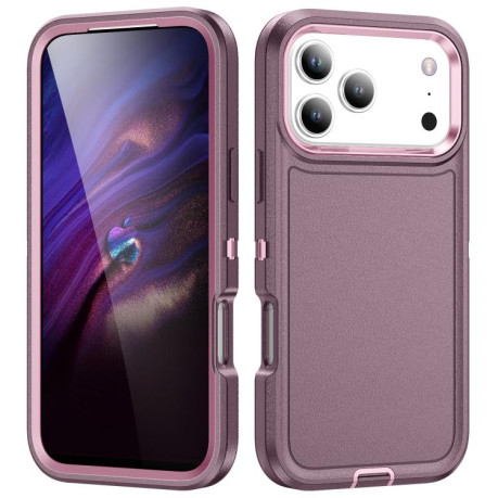 Двосторонній протиударний чохол Life Waterproof Rugged для iPhone 17 Pro Max - рожевий