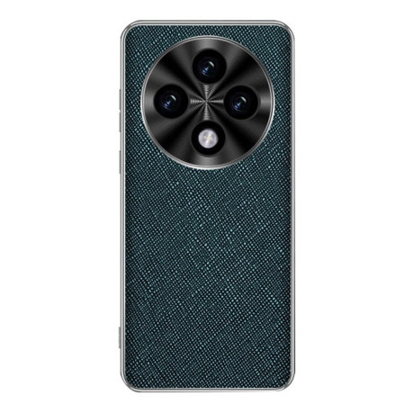 Чохол протиударний Silver Edge Cross Texture для OPPO A3 Pro - зелений