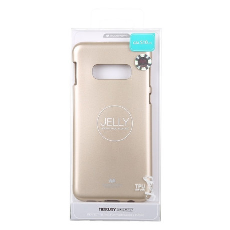 Чехол MERCURY GOOSPERY PEARL JELLY на Samsung Galaxy S10e/G970-золотой
