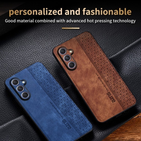 Противоударный чехол AZNS 3D Skin Feel для Samsung Galaxy A35 5G - коричневый