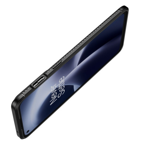 Ударозащитный чехол HMC Carbon Fiber Texture для OnePlus Nord 2T - черный