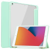 Чохол-книга Transparent Acrylic для iPad 10.2 - світло-зелений