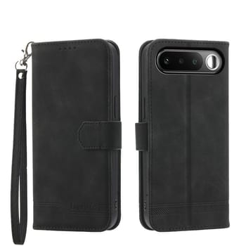 Чохол-книжка Dierfeng Dream Line на Realme 16 5G — чорний
