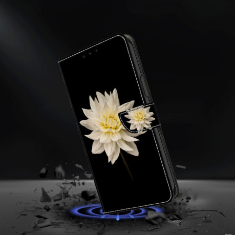 Чехол-книжка Crystal 3D Shockproof Protective Leather для Samsung Galaxy A35 5G - Flower