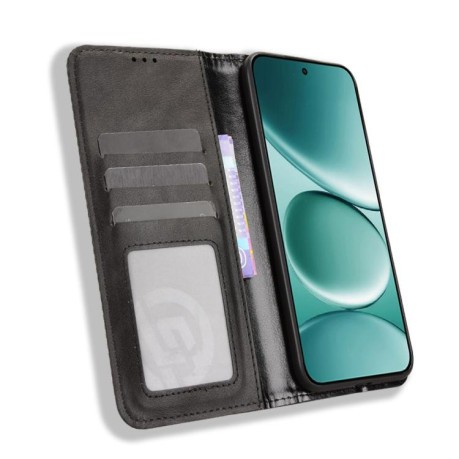 Чохол-книжка Magnetic Buckle Retro на Xiaomi Redmi Note 15 Pro 4G Global 165.8mm — чорний