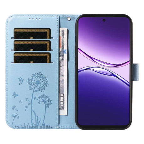 Чохол-книжка Dandelion Embossed Pattern Flip Leather для OPPO A5 Pro 5G Global - синій