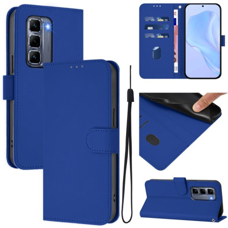 Чехол-книжка Skin Feel Solid Color Leather для Infinix Hot 50 Pro+ - синий