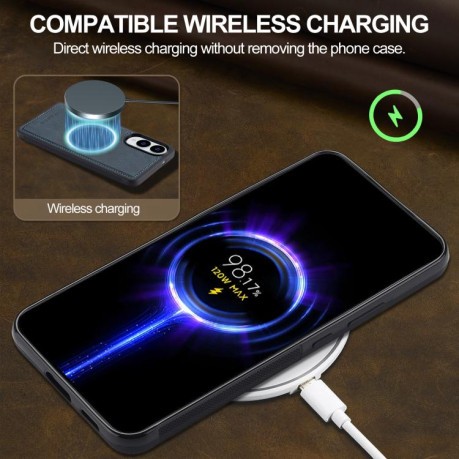 Чохол LC.IMEEKE Magsafe для Samsung Galaxy S25 Edge 5G - синій