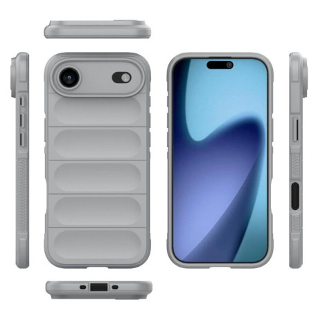 Силиконовый чехол Magic Flannel для iPhone Air - серый