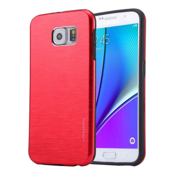 Металлический Чехол Motomo Brushed Texture Metal Red для Samsung Galaxy Note 5