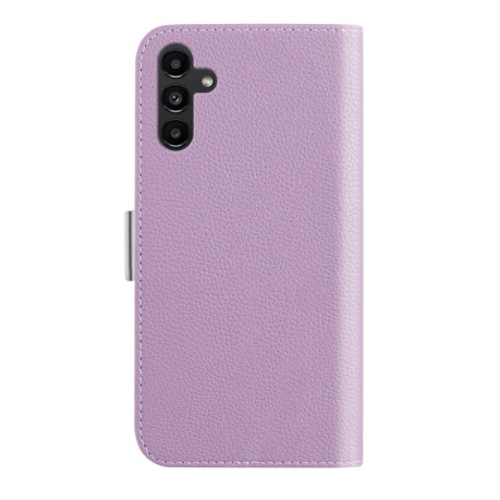 Чехол-книжка Candy Color Litchi для Samsung Galaxy A24 4G - фиолетовый