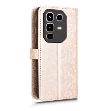 Чохол-книжка Honeycomb Dot для Infinix Note 50 4G / Note 50 Pro 4G - золотий