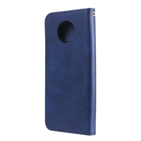 Чехол-книжка Fashion Calf Texture для Xiaomi Redmi Note 9T - синий