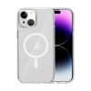Противоударный чехол Terminator Style Transparent MagSafe Magnetic для iPhone 15 Plus - прозрачный