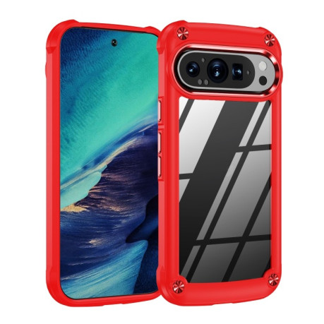 Противоударный чехол Lens Protection на Google Pixel 9 Pro XL - красный