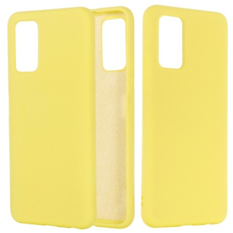 Силіконовий чохол Solid Color Liquid Samsung Galaxy Note 20 - жовтий