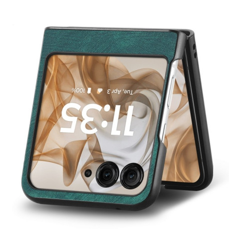 Чохол Vintage Leather PC Back Cover на Motorola Razr 50 Ultra - зелений