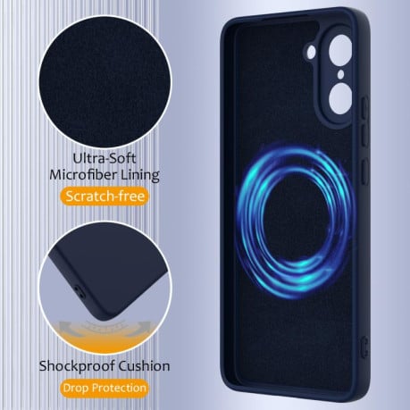Силіконовий чохол Shockproof Silicone з Magsafe на OnePlus Nord CE5 - синій