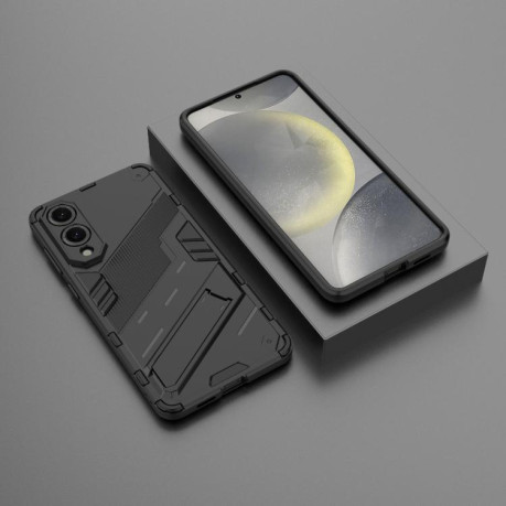 Противоударный чехол Punk Armor для Samsung Galaxy S25 Edge 5G - черный