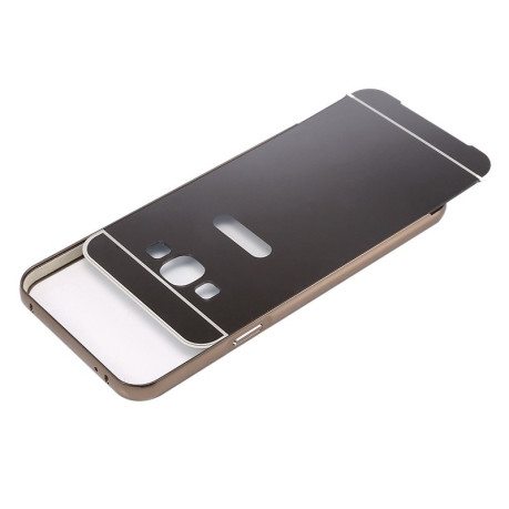 Металевий Бампер та Акрилова накладка Push-pull Style Series Black для Samsung Galaxy A3