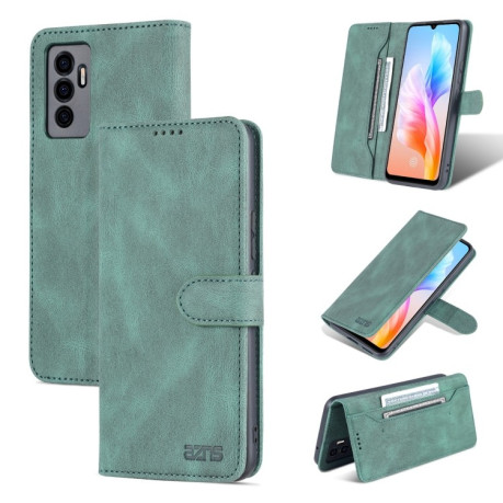 Чехол-книжка AZNS Dream II Skin Feel Horizontal Flip Leather для Vivo S10e / V23e 5G - зеленый