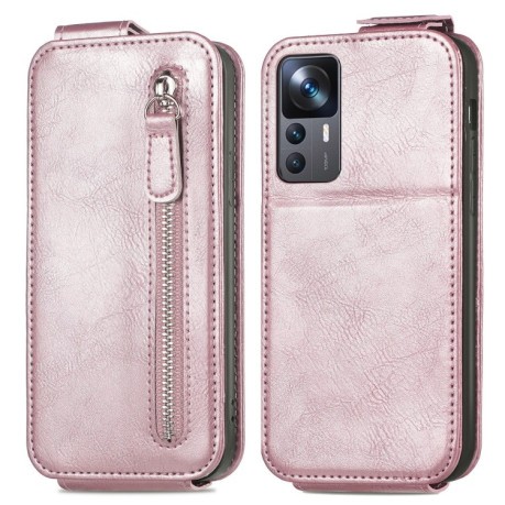 Фліп-чохол Zipper Wallet для Xiaomi 12T/12T Pro/Redmi K50 Ultra - рожевий