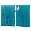 Чехол-книжка Tree Deer Embossed Leather для Xiaomi Redmi Pad SE - синий