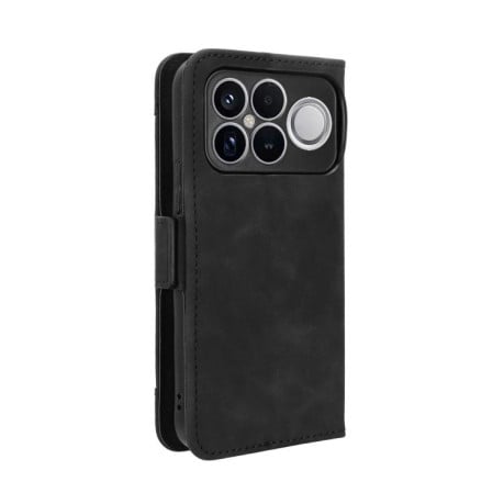 Чехол-книжка Skin Feel Calf для Xiaomi Redmi K90 Pro Max 5G / Poco F8 Ultra — чёрный