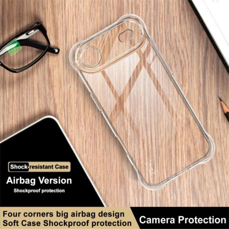Чехол imak Shockproof Airbag для iPhone Air - прозрачный