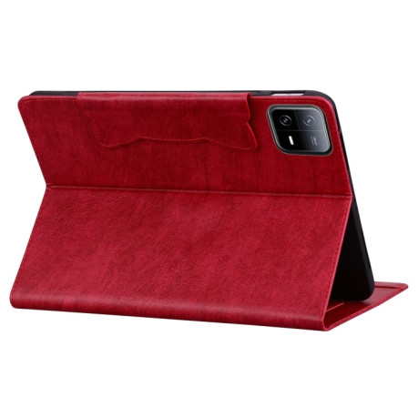 Чохол-книжка Cat Buckle Leather на Xiaomi Pad 7/7 Pro - червоний